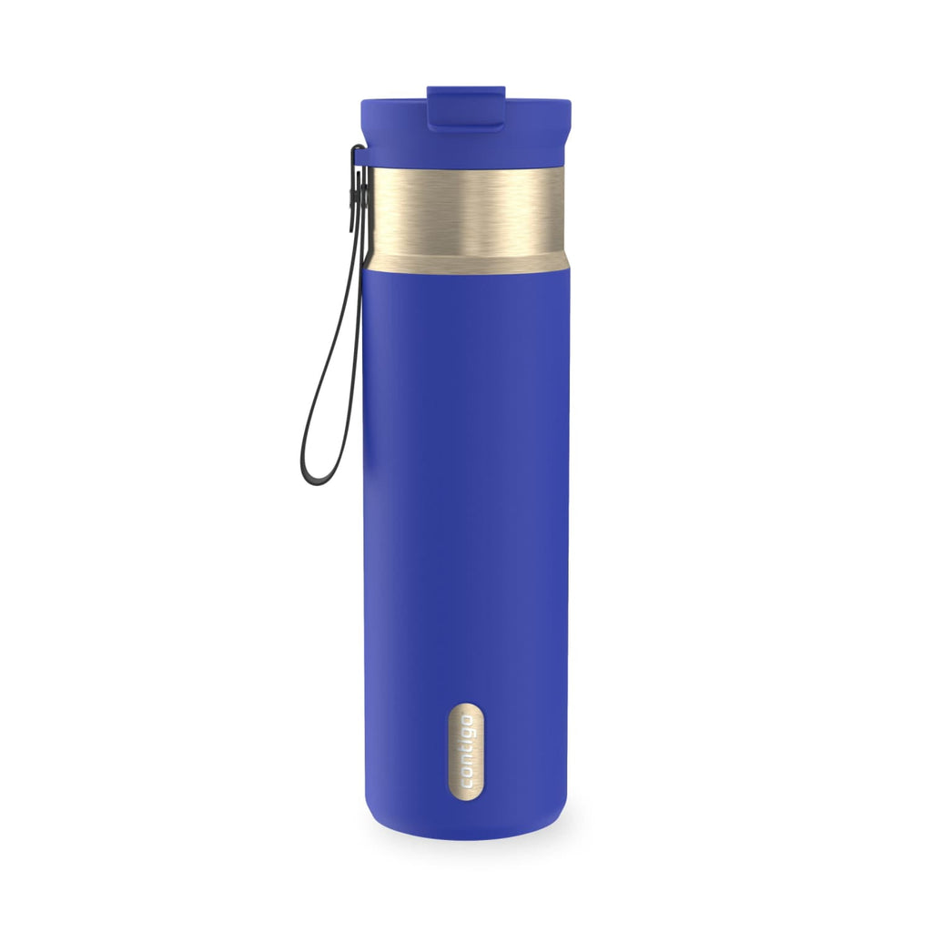 Contigo DualSip 24 oz Leakproof Insulated Water Bottle with Carrying Strap and 2-Way Lid Edition-GON1