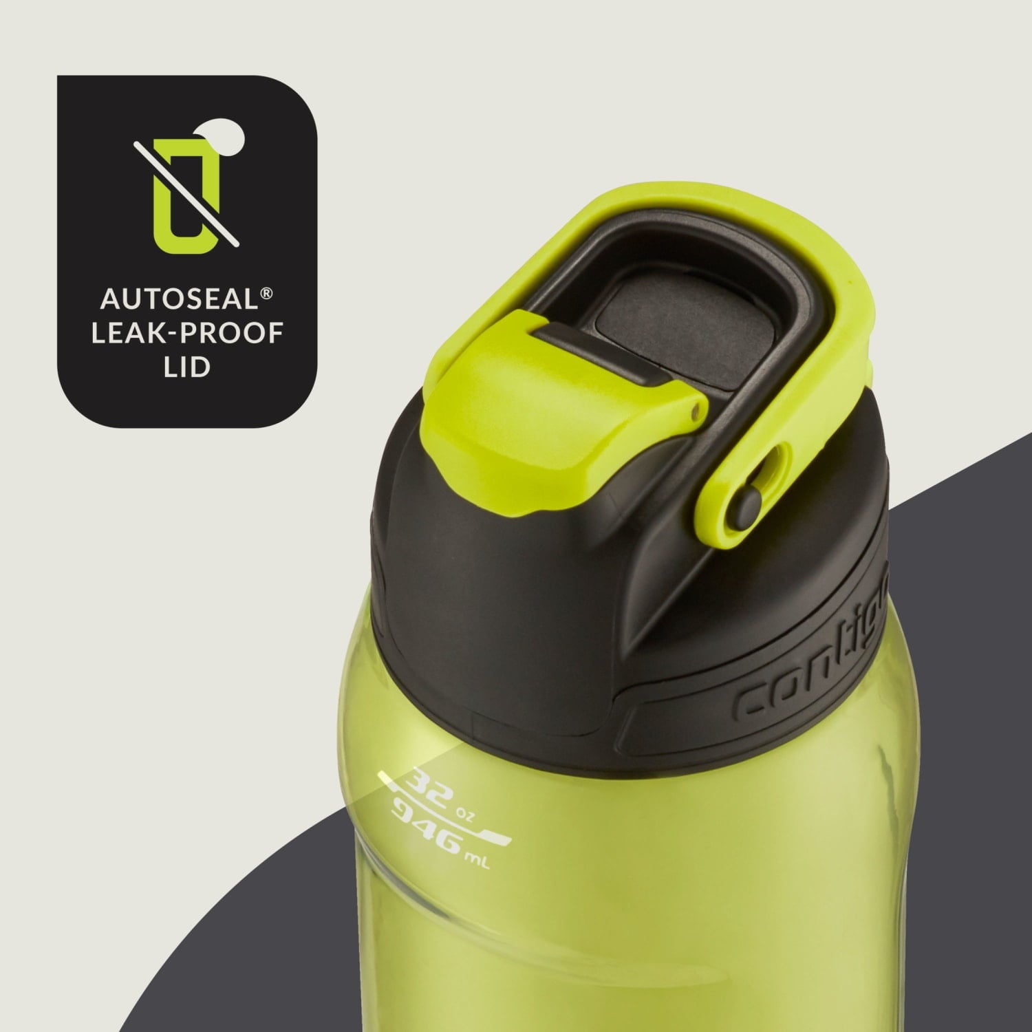 Contigo Fit Water Bottle with AUTOSEAL Lid, 32oz., Bolt Edition-CLQ8