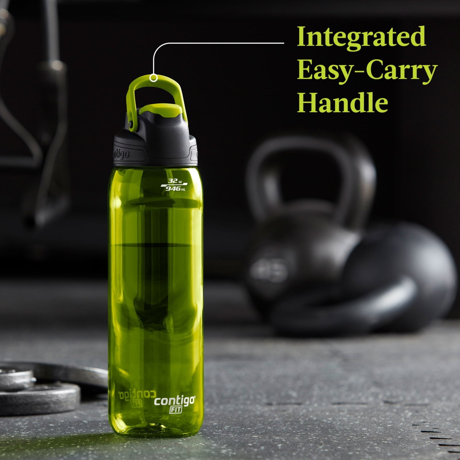 Contigo Fit Water Bottle with AUTOSEAL Lid, 32oz., Bolt Edition-CLQ8