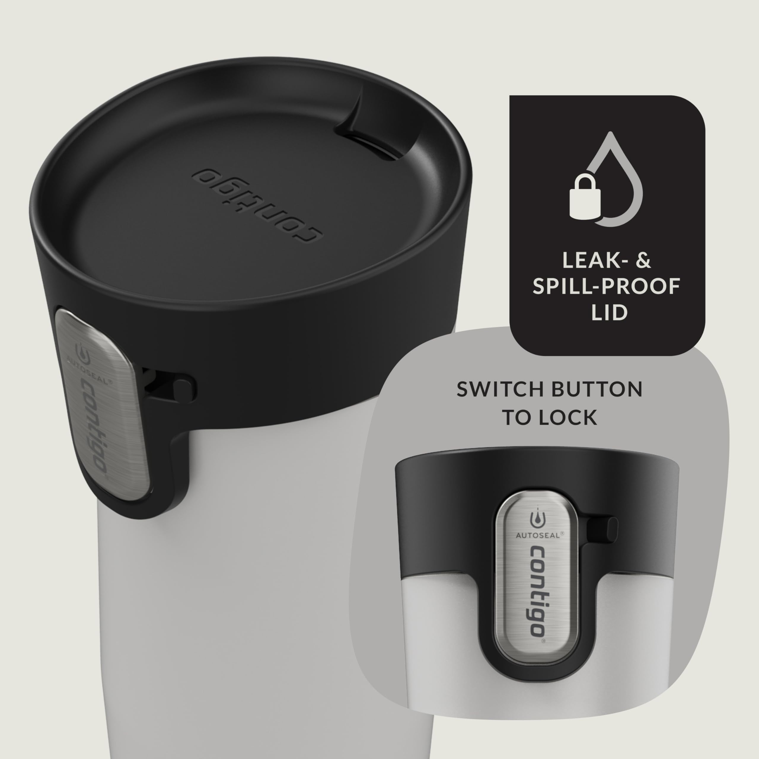 Contigo AUTOSEAL West Loop Vacuum-Insulated Stainless Steel Travel Mug with Easy-Clean Lid, 12oz Edition-FPWX