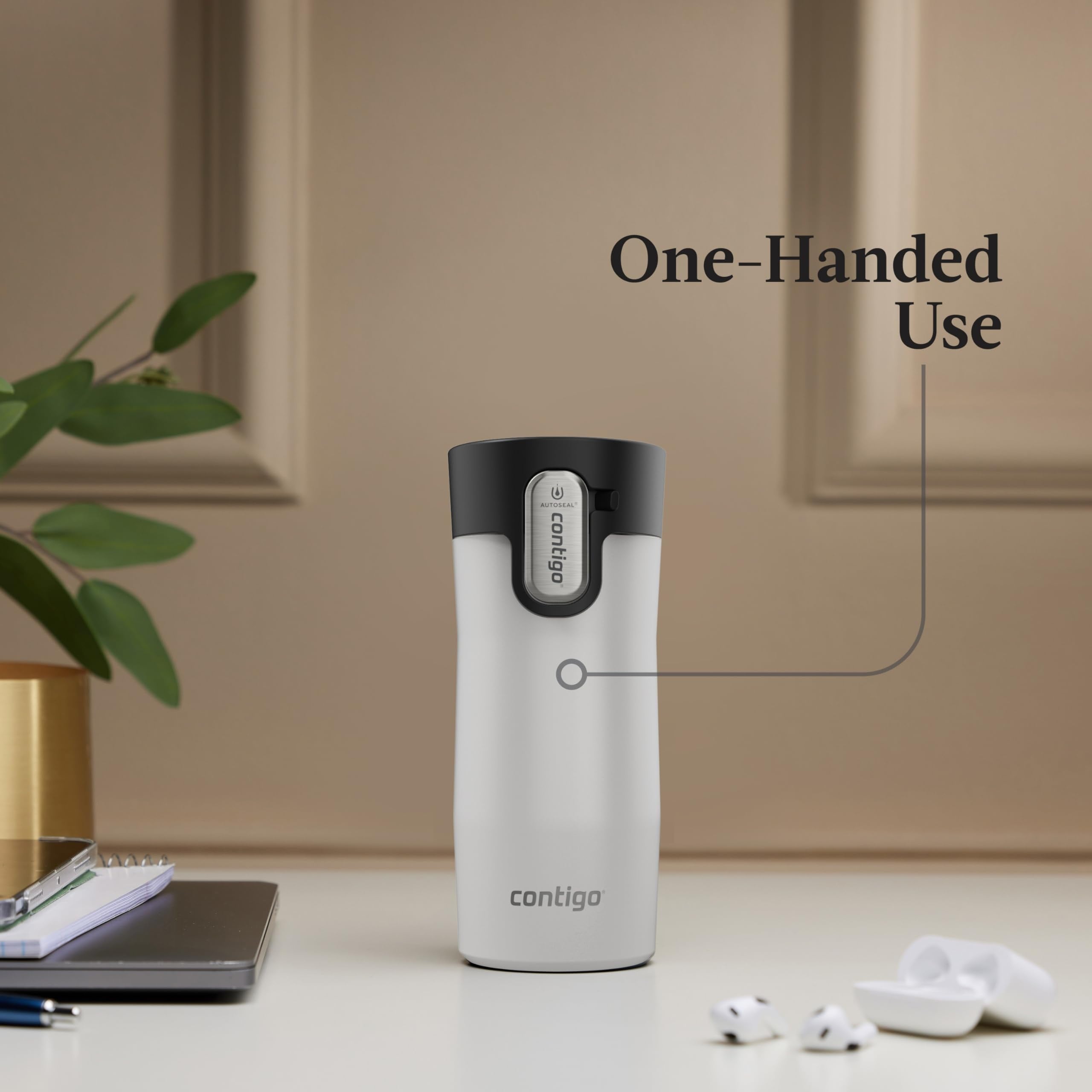 Contigo AUTOSEAL West Loop Vacuum-Insulated Stainless Steel Travel Mug with Easy-Clean Lid, 12oz Edition-FPWX