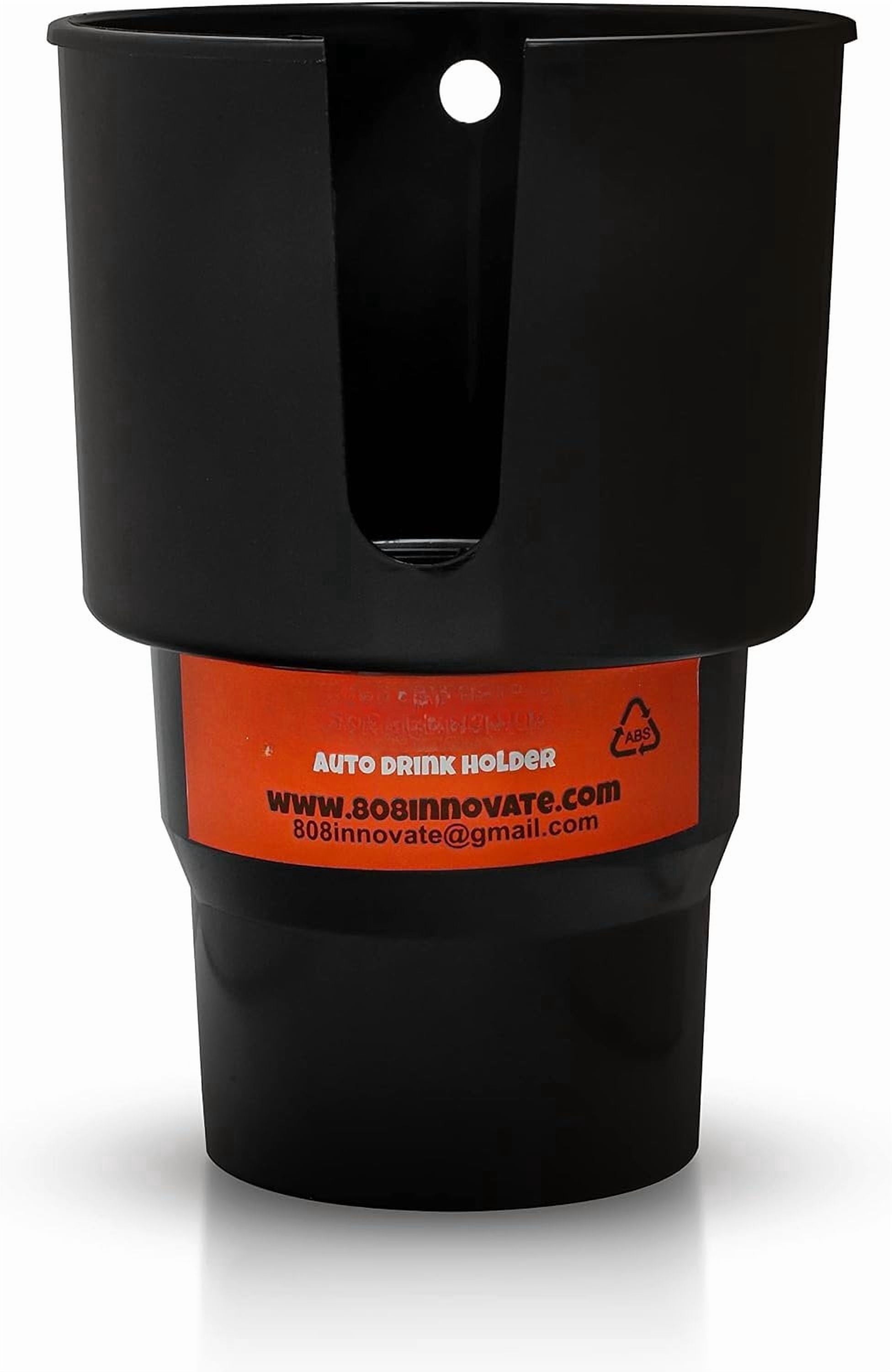 Cup Holder Expander - Fits Hydro Flasks 32/40 oz, Nalgene,  &amp; Large Bottles up to 3.8  Wide - for  up to 3.2  Wide - Black Edition-29ET