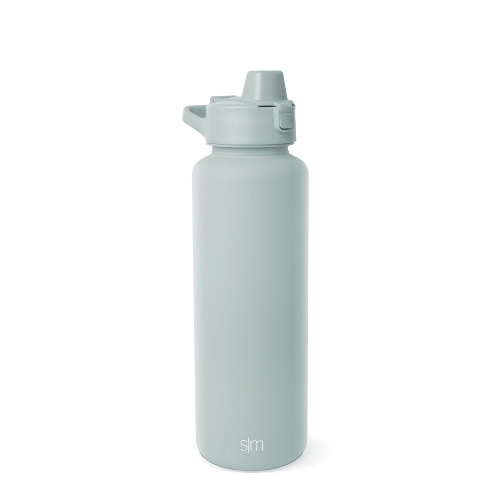 Simple Modern 48 fl oz Reusable Tritan Summit Water Bottle with Silicone Straw Lid|Seaglass Sage Edition-FNFC
