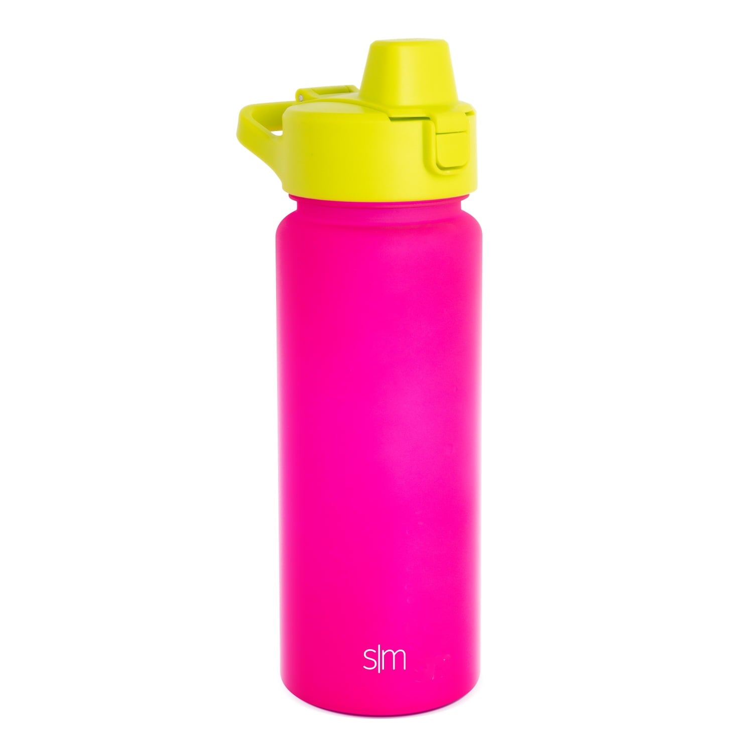 Simple Modern 22 fl oz Reusable Tritan Summit Water Bottle with Silicone Straw Lid|Raspberry Chartreuse Edition-XH33