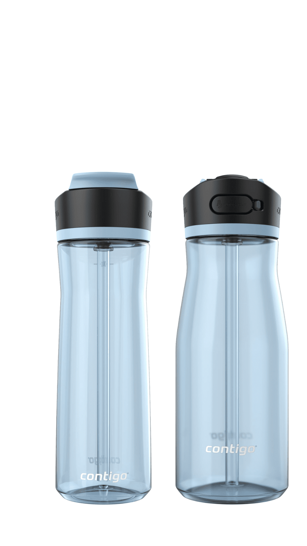 Contigo Ashland Water Bottle Bundle – Glacier Color, 32oz + 24oz Leakproof Autospout BPA-Free Set Edition-1816