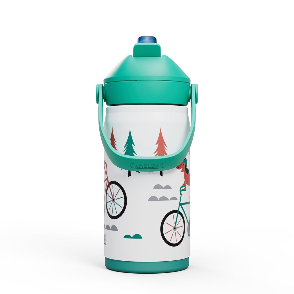 Camelbak Thrive™ Flip Straw Kids Stainless 12oz Water Bottle, Dino Jam Edition-YVJR