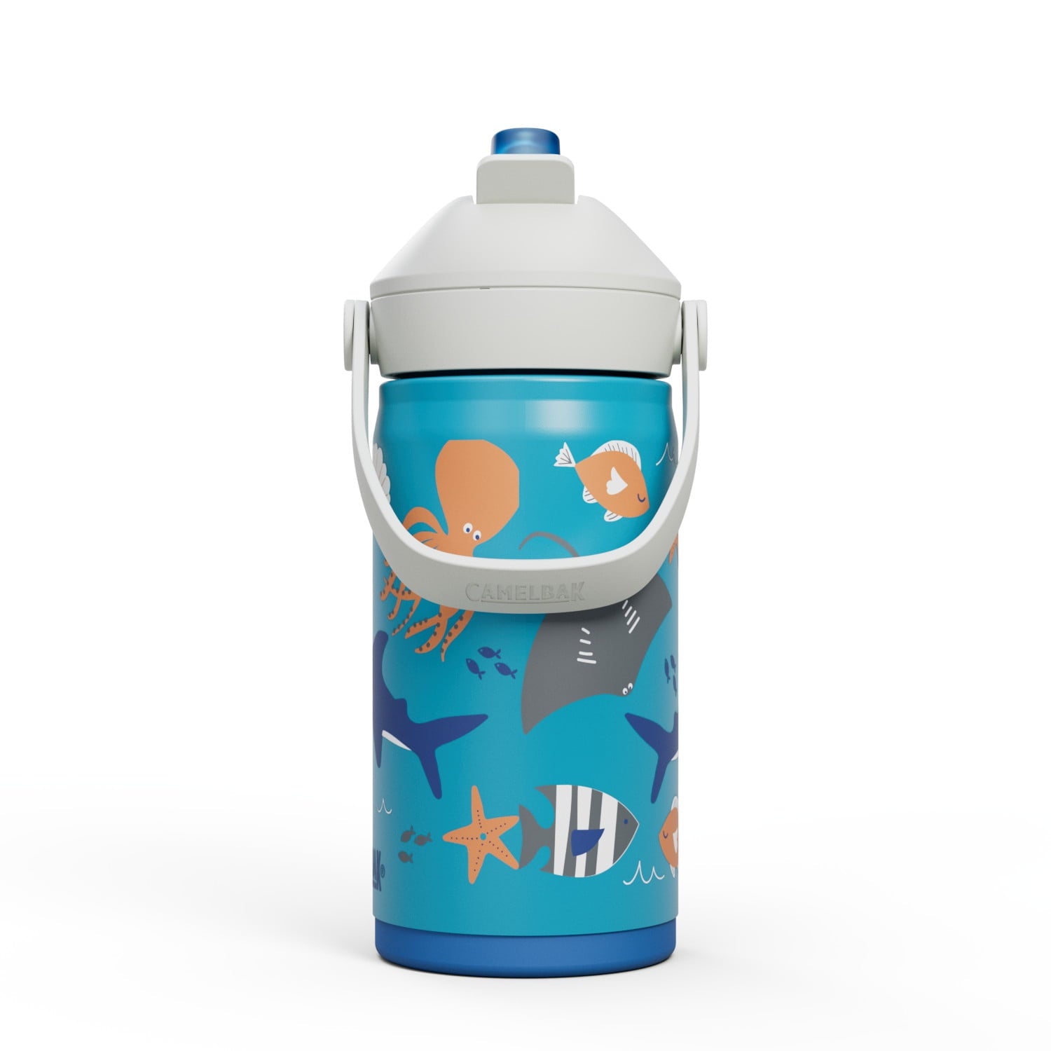 Camelbak Thrive™ Flip Straw Kids Stainless 12oz Water Bottle, Dino Jam Edition-YVJR