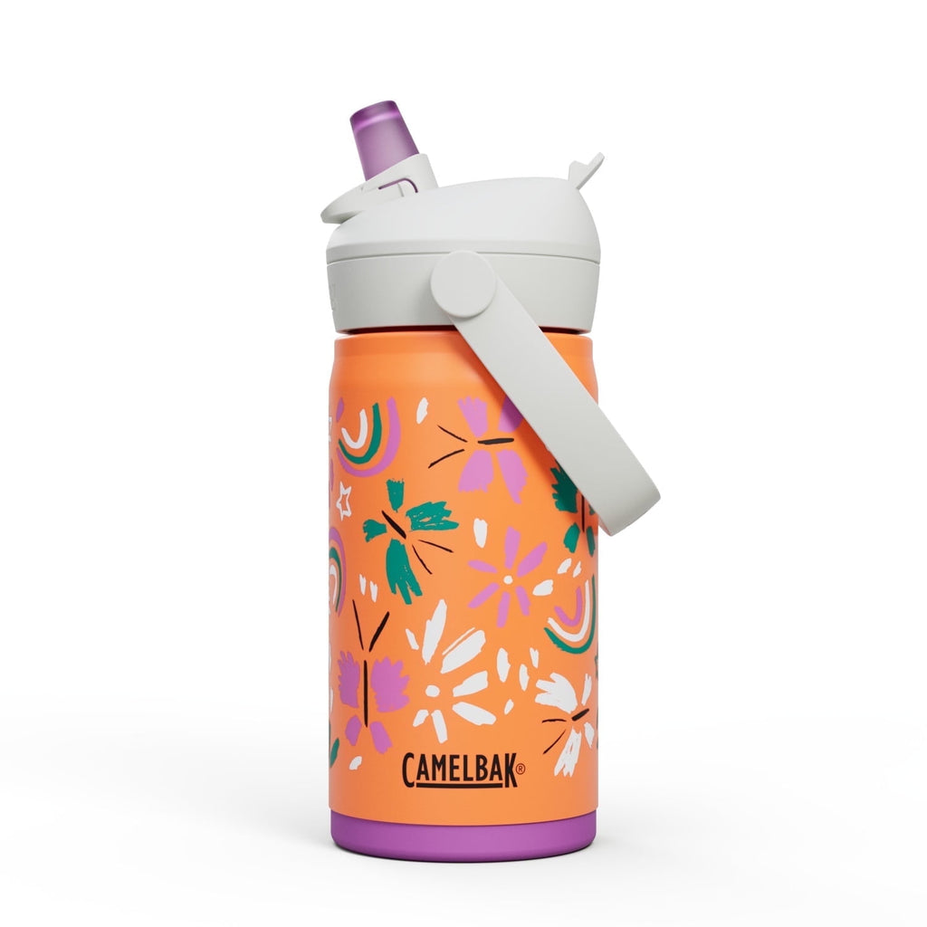 Camelbak Thrive™ Flip Straw Kids Stainless 12oz Water Bottle, Dino Jam Edition-YVJR