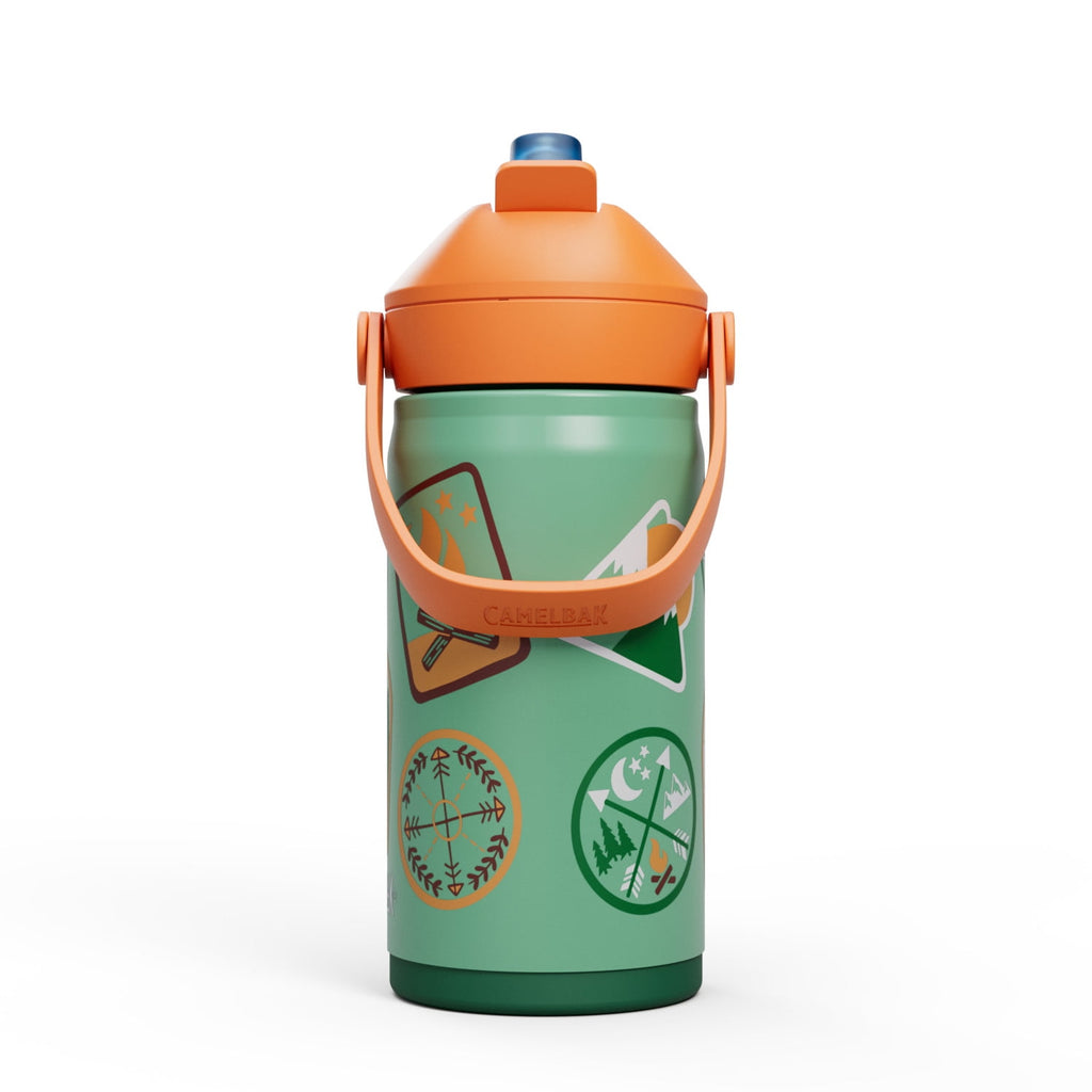 Camelbak Thrive™ Flip Straw Kids Stainless 12oz Water Bottle, Dino Jam Edition-YVJR