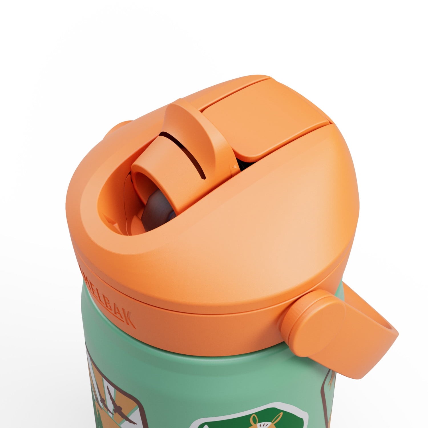 Camelbak Thrive™ Flip Straw Kids Stainless 12oz Water Bottle, Dino Jam Edition-YVJR