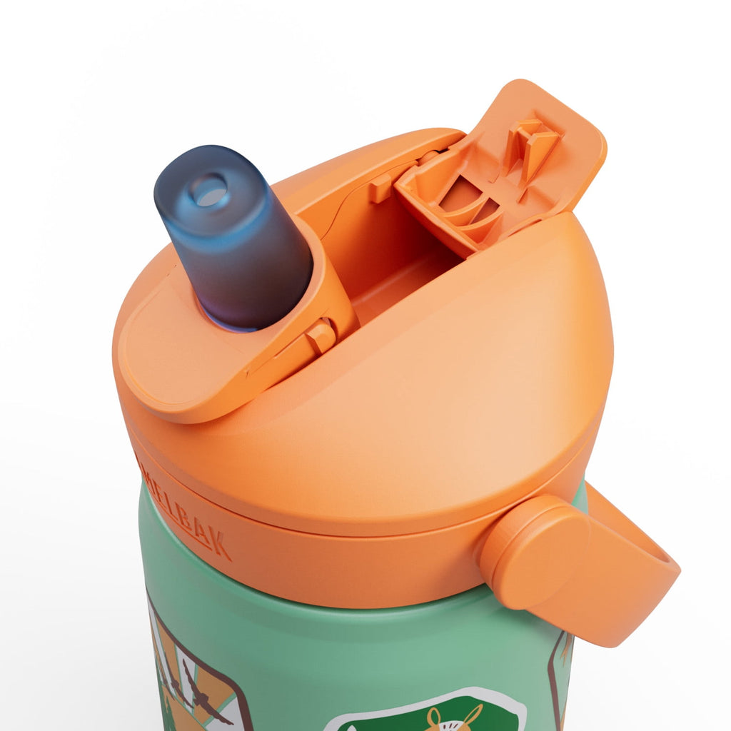 Camelbak Thrive™ Flip Straw Kids Stainless 12oz Water Bottle, Dino Jam Edition-YVJR