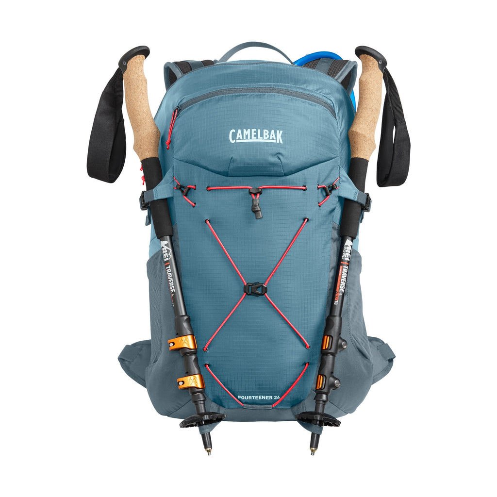 Camelbak Women's Fourteener™ 24 100oz, Smoke Blue/Fiery Coral Edition-W0E1