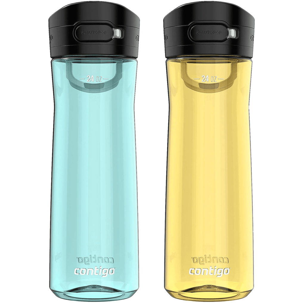 Contigo 24 oz. Jackson 2.0 Tritan Water Bottle 2-Pack - Jade Vine/Pineapple Edition-CEVW