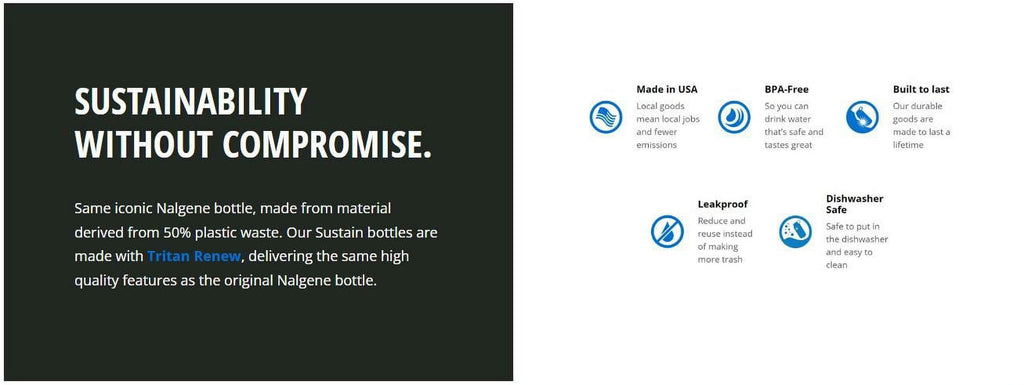 Nalgene 16oz Narrow Mouth Sustain Bottle Edition-GQDP
