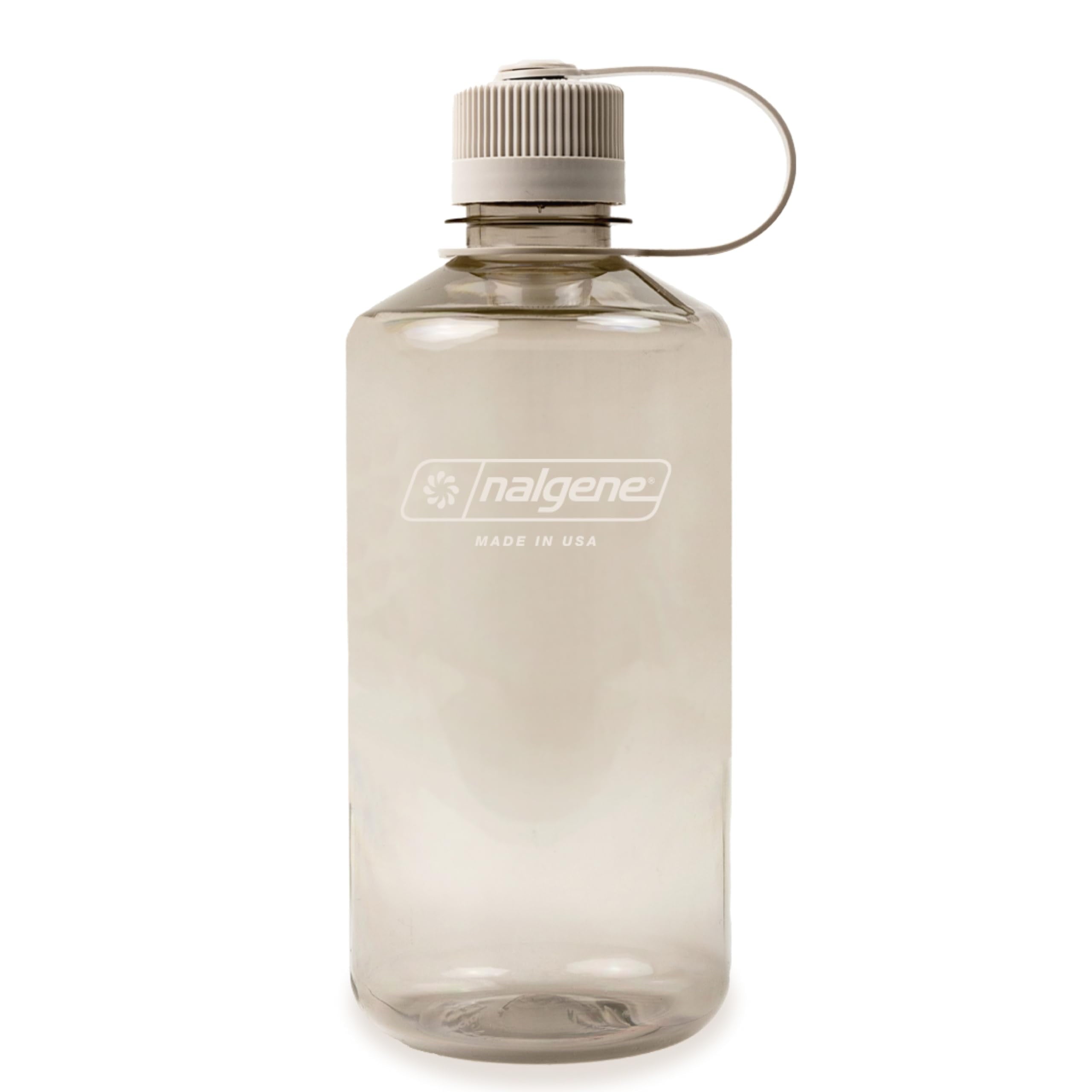 Nalgene Sustain Tritan BPA-Free Water Bottle Made with Material Derived from 50% Plastic Waste (using ISCC certified mass balance), 32 OZ, Narrow Mouth, Cotton Edition-WOIG