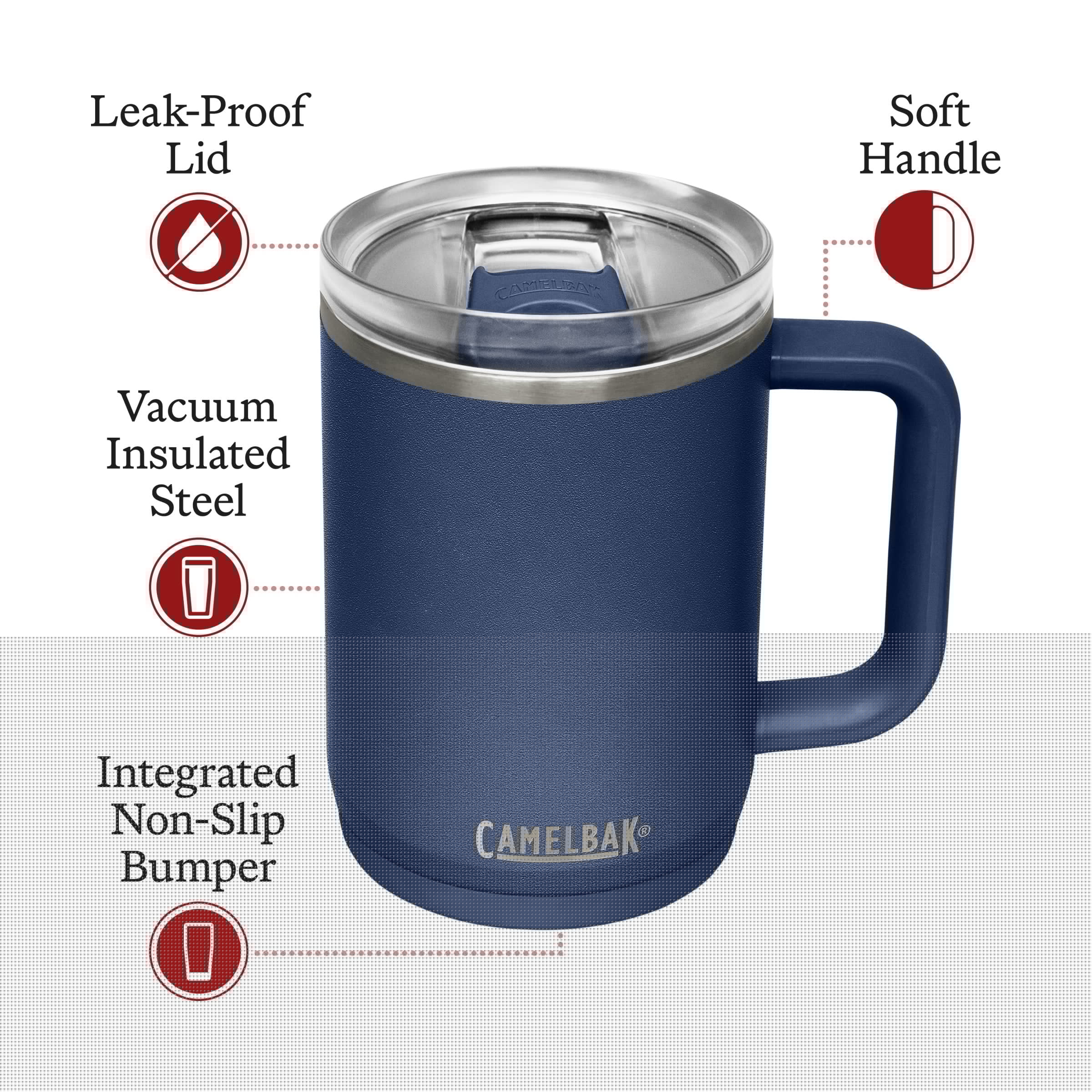 Camelbak Thrive Mug, 16oz Stainless, Navy Edition-E0OW