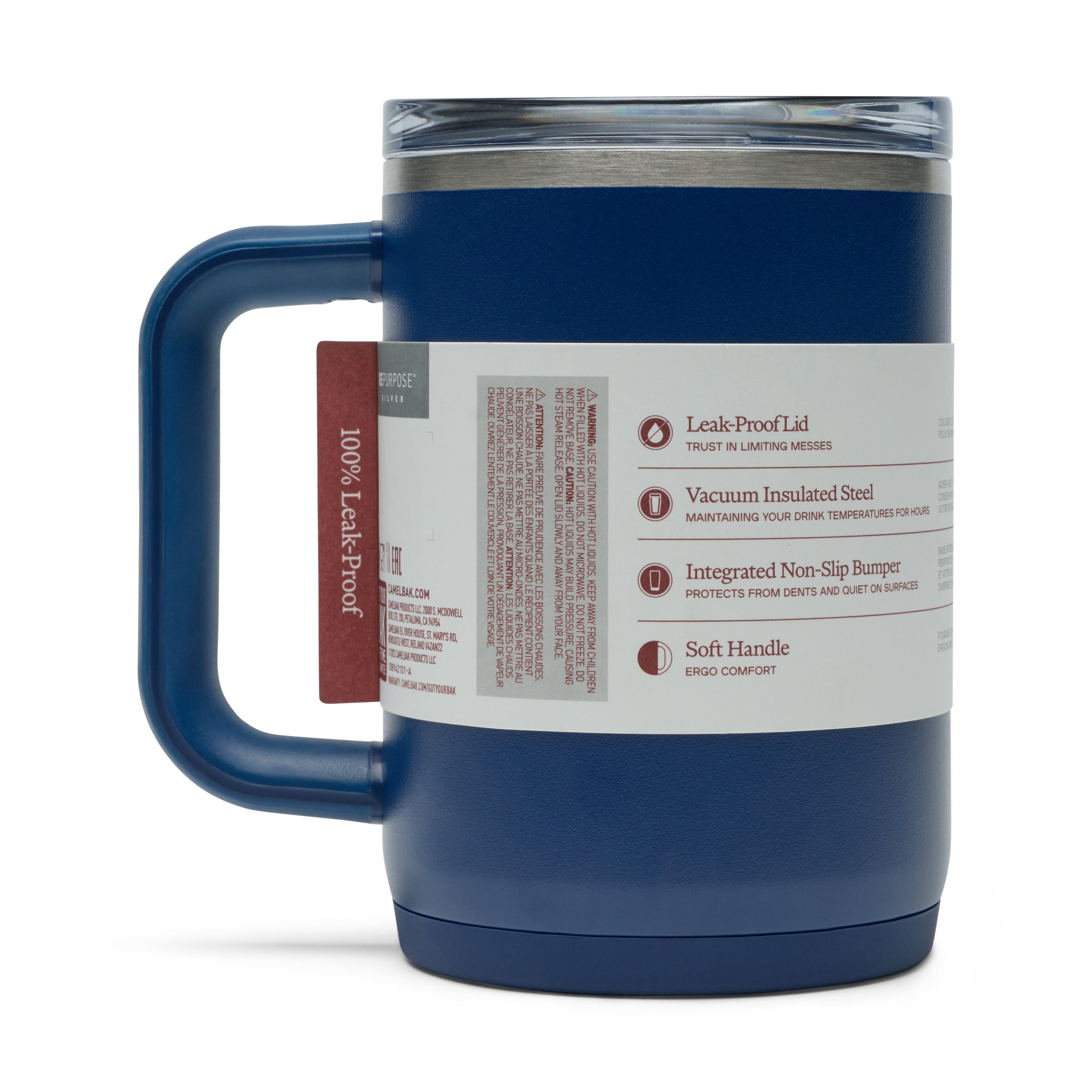 Camelbak Thrive Mug, 16oz Stainless, Navy Edition-E0OW