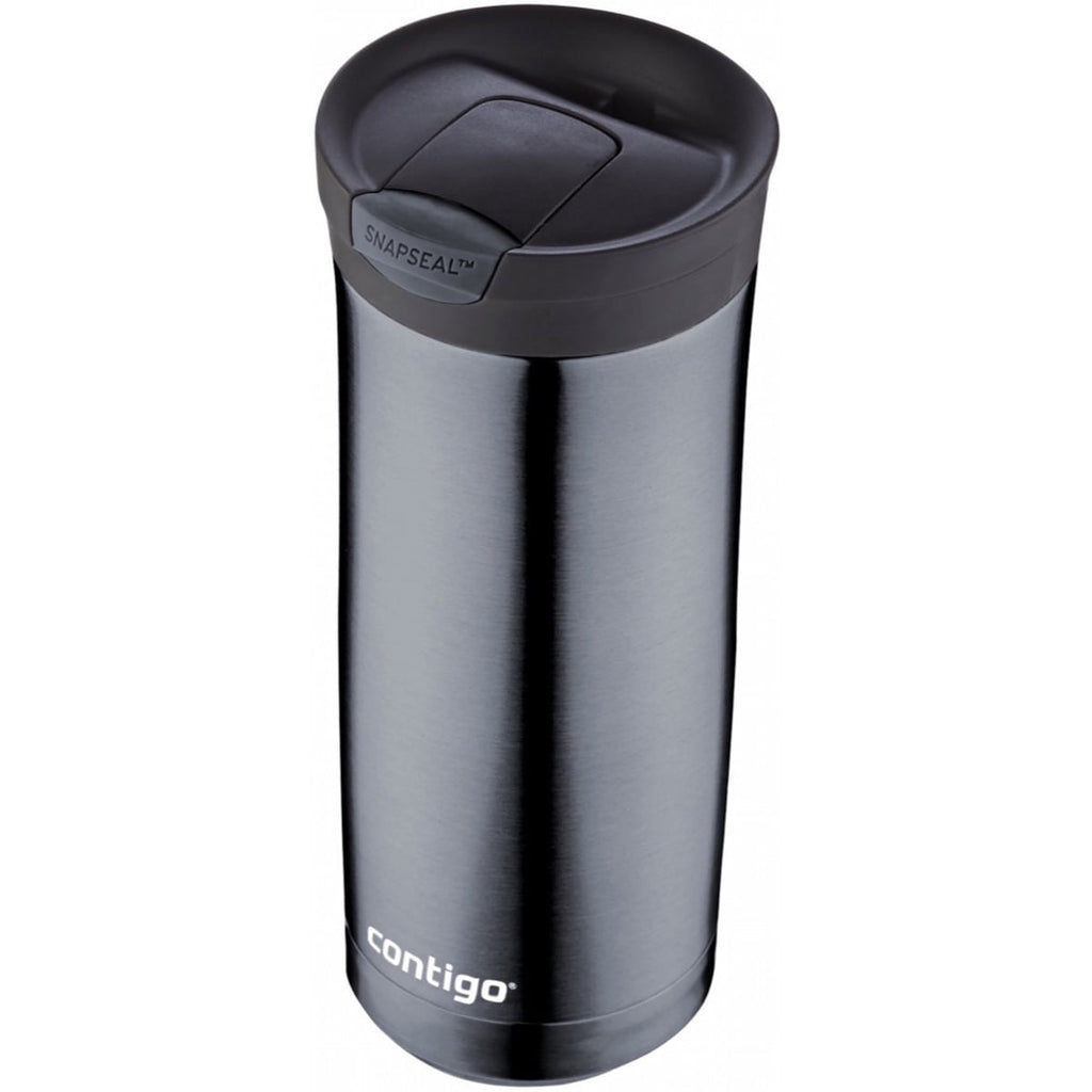 Contigo Byron Stainless Steel Travel Mug with SNAPSEAL Lid Purple Radiant Orchid, 16 fl oz. Edition-HKT1