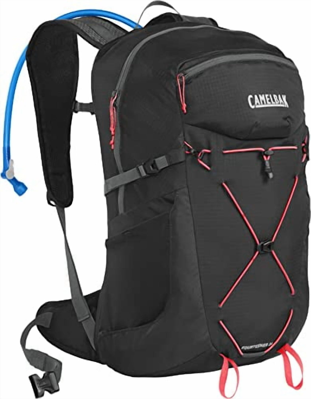 CAMELBAK WOMEN'S FOURTEENER 24 100OZ RESERVOIR HIKING - BLACK/FIERY CORAL Edition-PQ1G