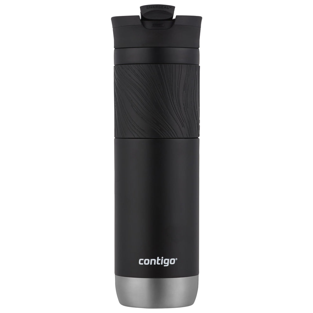Contigo Byron 2.0 Stainless Steel Travel Mug with SNAPSEAL Lid and Grip in Black, 24 fl oz. Edition-X9F0