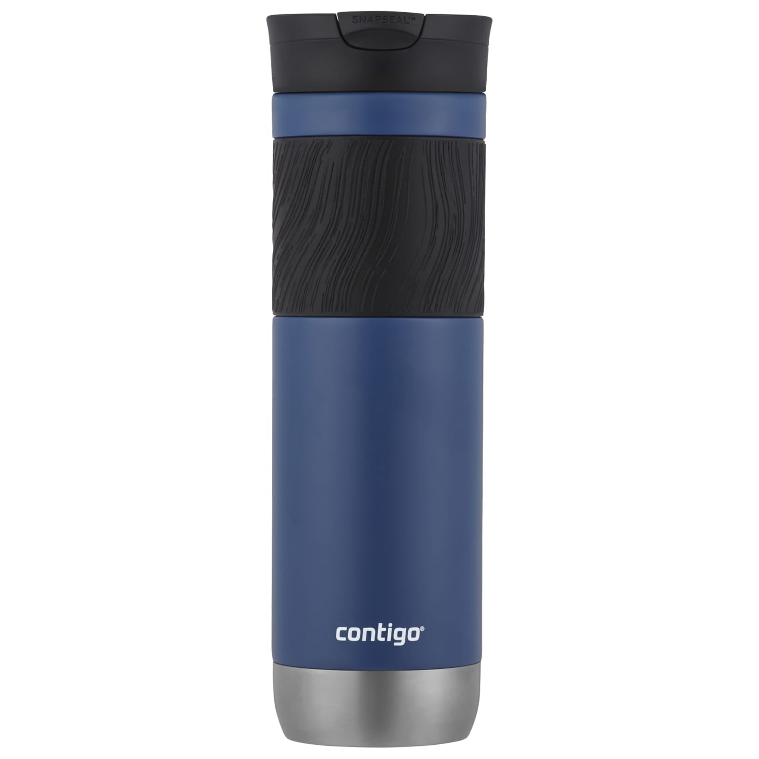 Contigo Byron 2.0 Stainless Steel Travel Mug with SNAPSEAL Lid and Grip in Black, 24 fl oz. Edition-X9F0