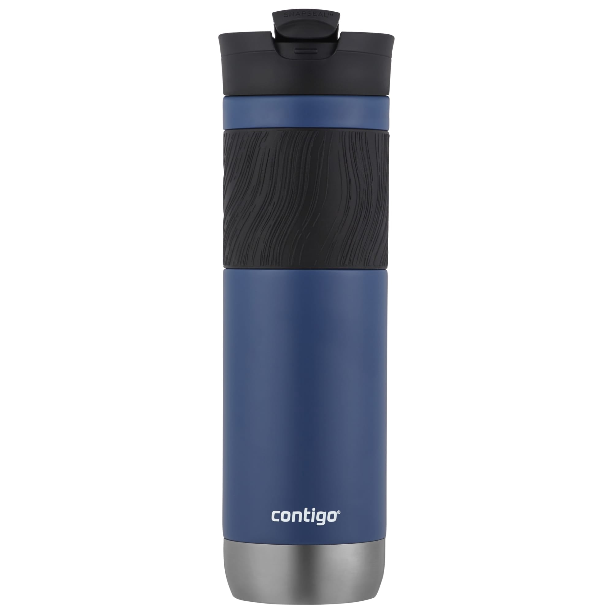 Contigo Byron 2.0 Stainless Steel Travel Mug with SNAPSEAL Lid and Grip in Black, 24 fl oz. Edition-X9F0