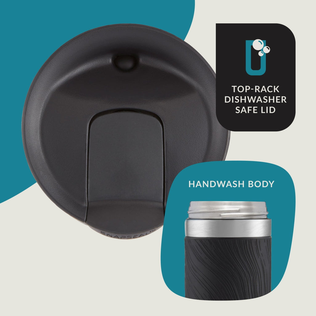 Contigo Byron 2.0 Stainless Steel Travel Mug with SNAPSEAL Lid and Grip in Black, 24 fl oz. Edition-X9F0