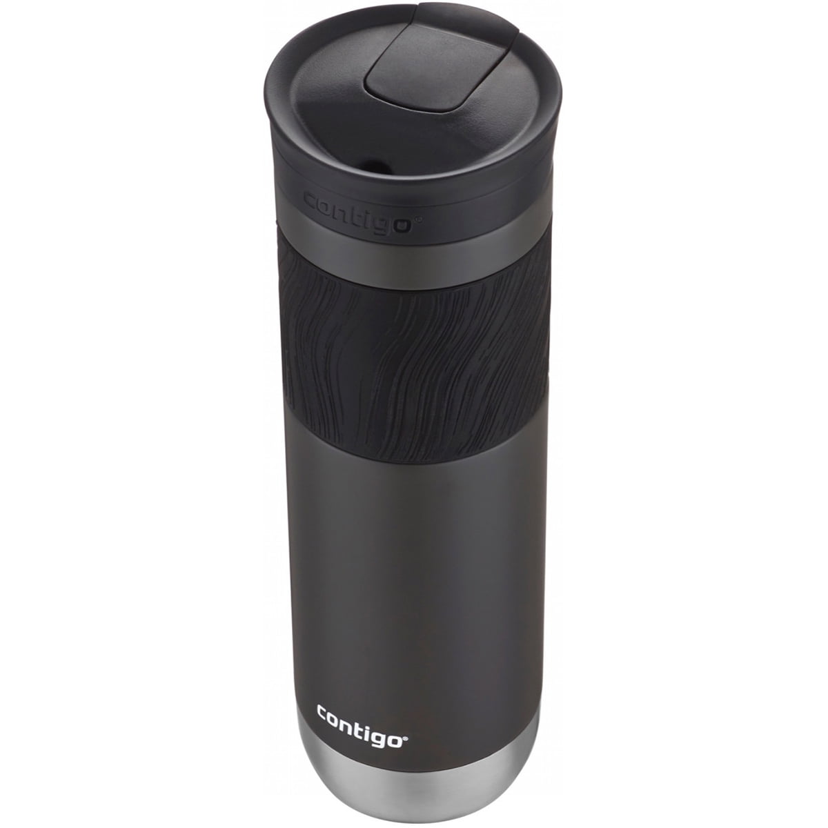 Contigo Byron 2.0 Stainless Steel Travel Mug with SNAPSEAL Lid and Grip in Black, 24 fl oz. Edition-X9F0