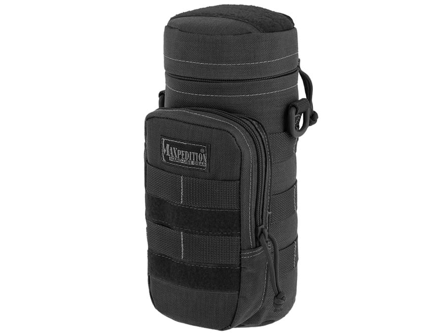 Maxpedition Water Bottle Pouch for 32 oz Nalgene Bottles Black Edition-JEQW