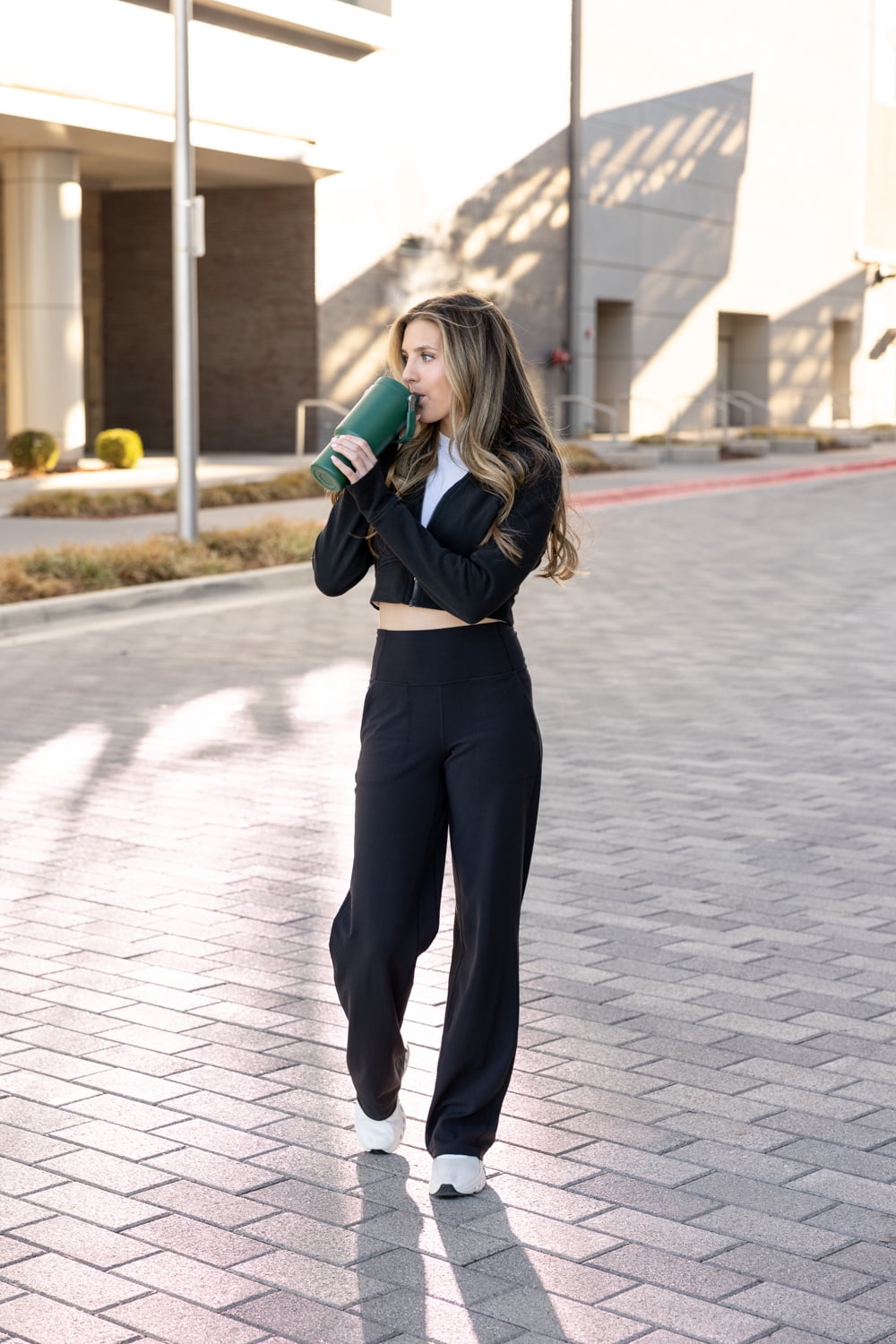 Simple Modern 30 fl oz Insulated Stainless Steel Trek Pivot Tumbler with Straw Lid and Top Handle|Forest Edition-CHDU