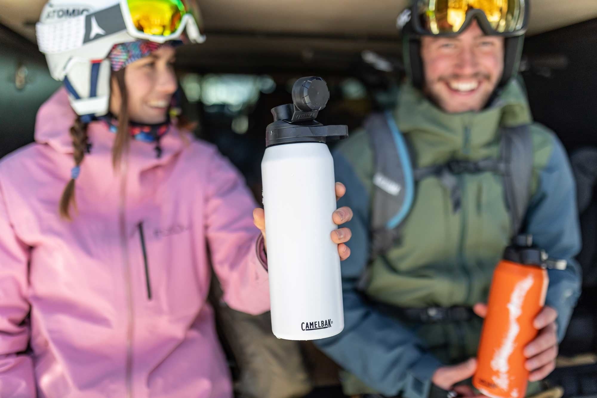 Camelbak Thrive™ Chug Stainless Steel Water Bottle 25oz, Black Edition-JR6P