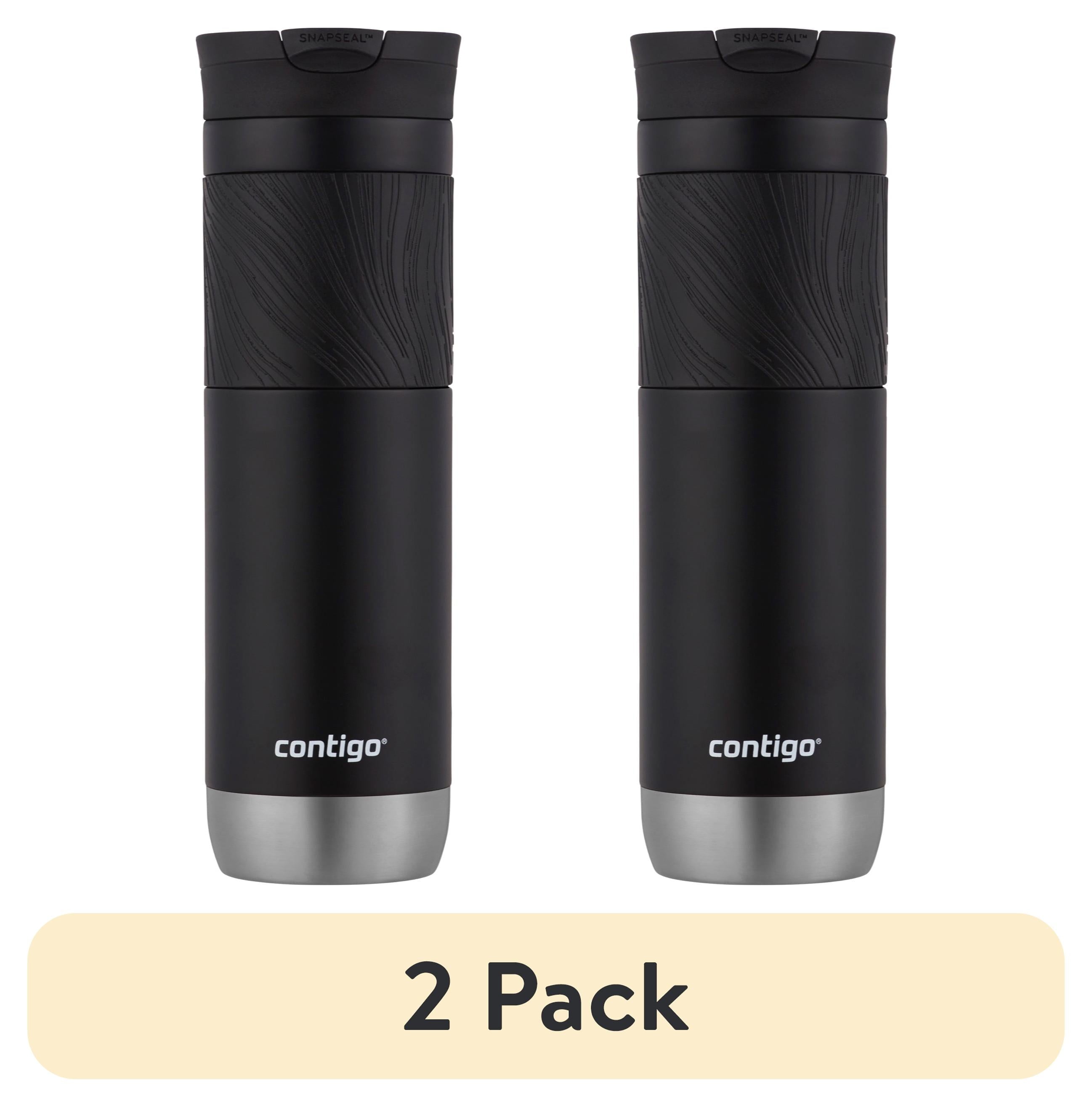 Contigo Byron 2.0 Stainless Steel Travel Mug with SNAPSEAL Lid and Grip in Black, 24 fl oz. Edition-X9F0