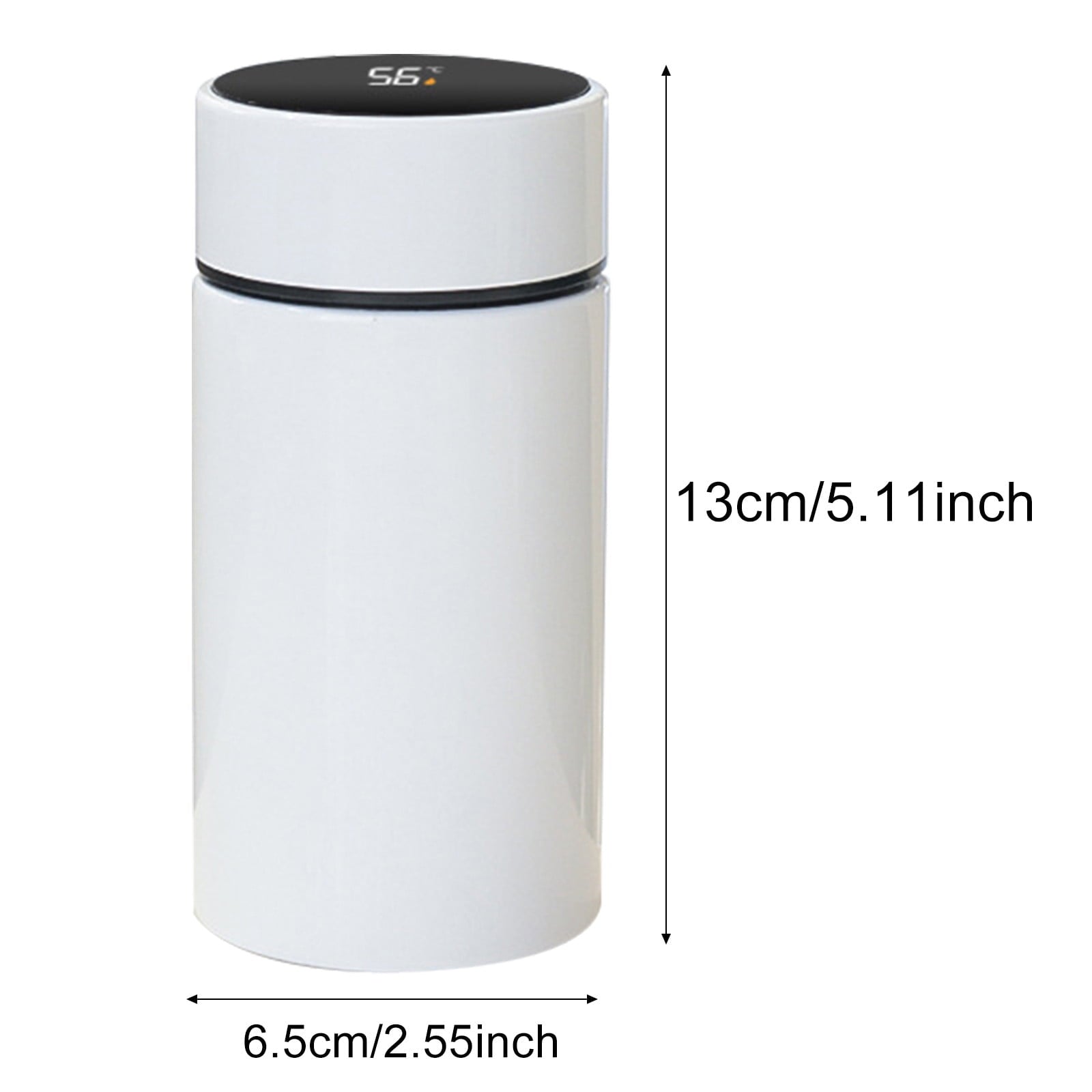 Stainless Steel Insulation Cup Cute Mini Portable Children Student Water Bottle Coffee Travel Mug LED Temperature Display Double Walled Vacuum Long Lasting Insulation Edition-CZQI