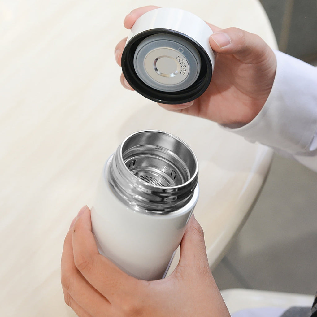 Stainless Steel Insulation Cup Cute Mini Portable Children Student Water Bottle Coffee Travel Mug LED Temperature Display Double Walled Vacuum Long Lasting Insulation Edition-CZQI
