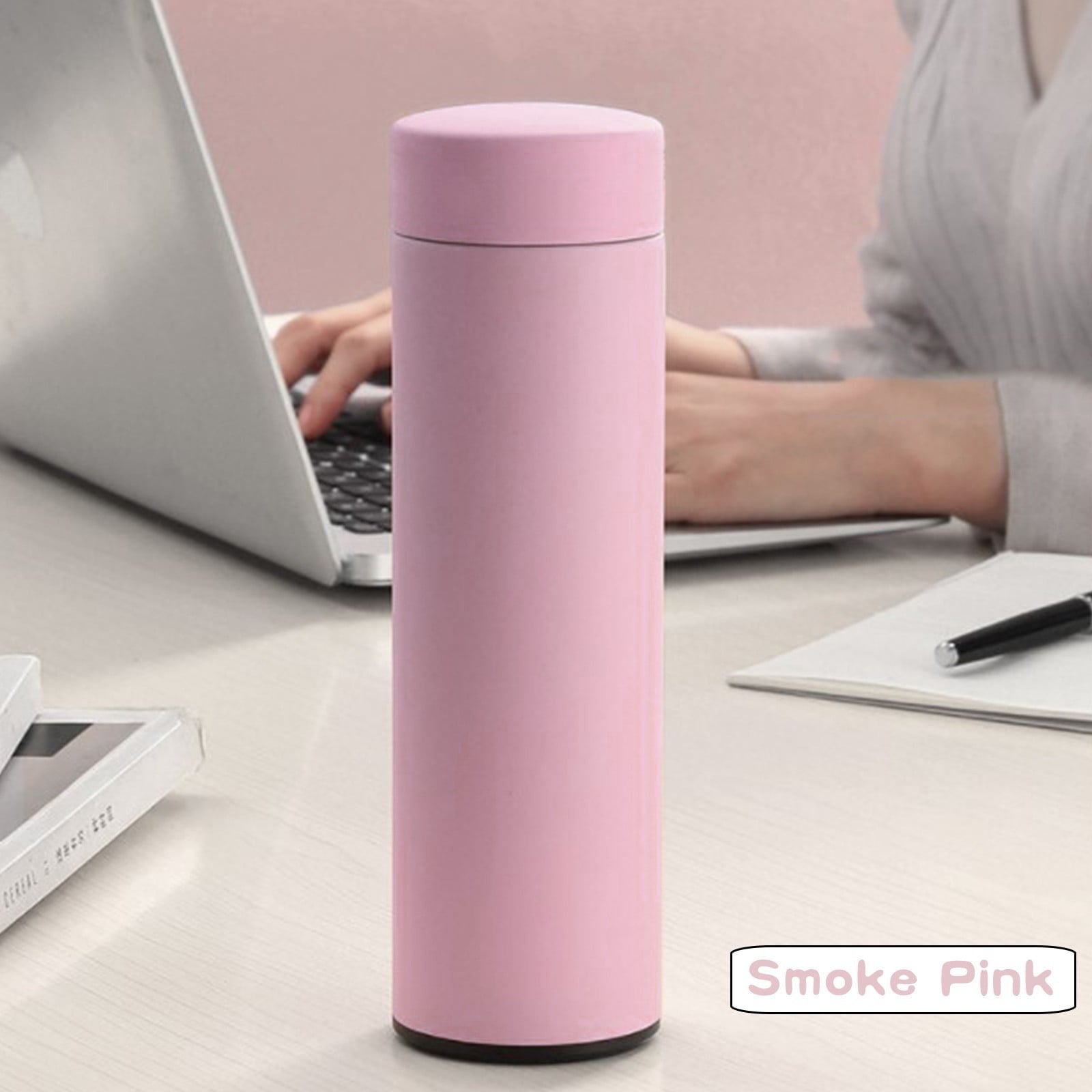 Stainless Steel Insulation Cup Cute Mini Portable Children Student Water Bottle Coffee Travel Mug LED Temperature Display Double Walled Vacuum Long Lasting Insulation Edition-CZQI