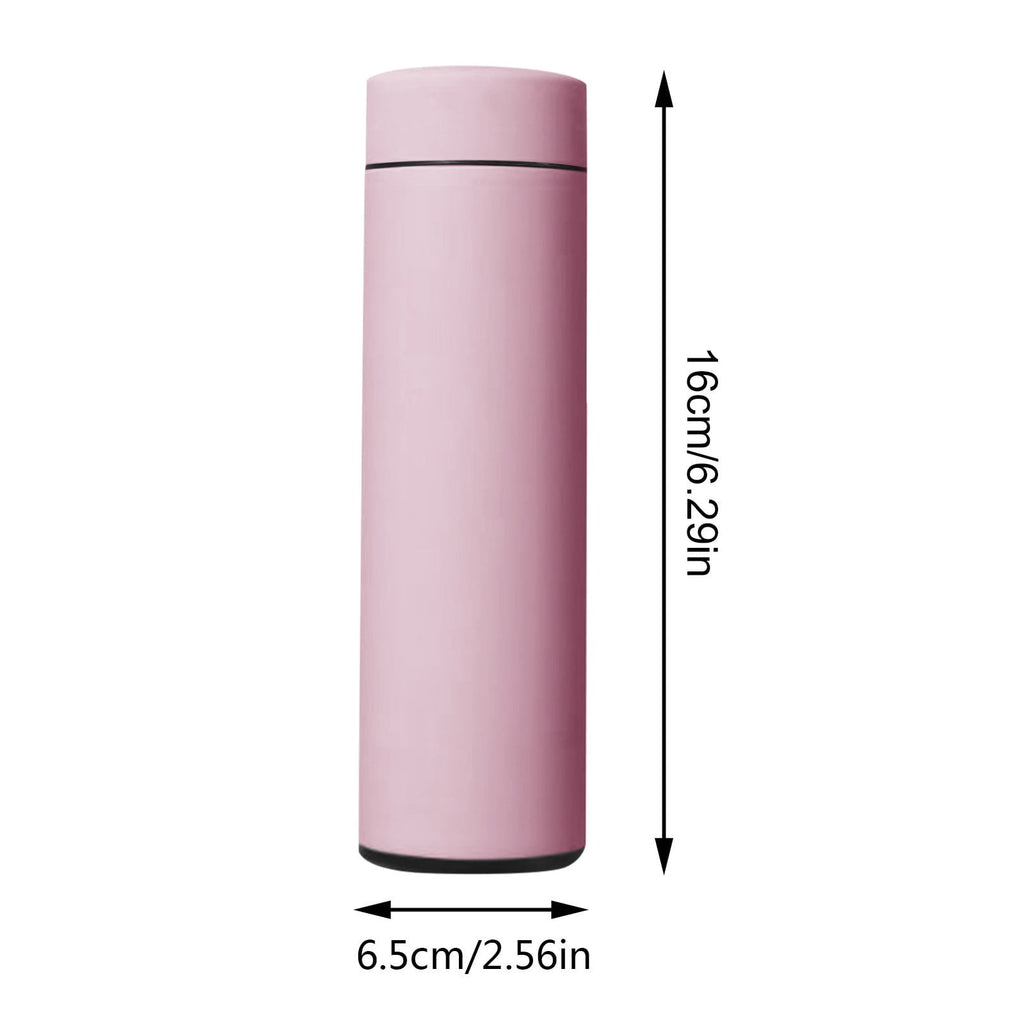 Stainless Steel Insulation Cup Cute Mini Portable Children Student Water Bottle Coffee Travel Mug LED Temperature Display Double Walled Vacuum Long Lasting Insulation Edition-CZQI
