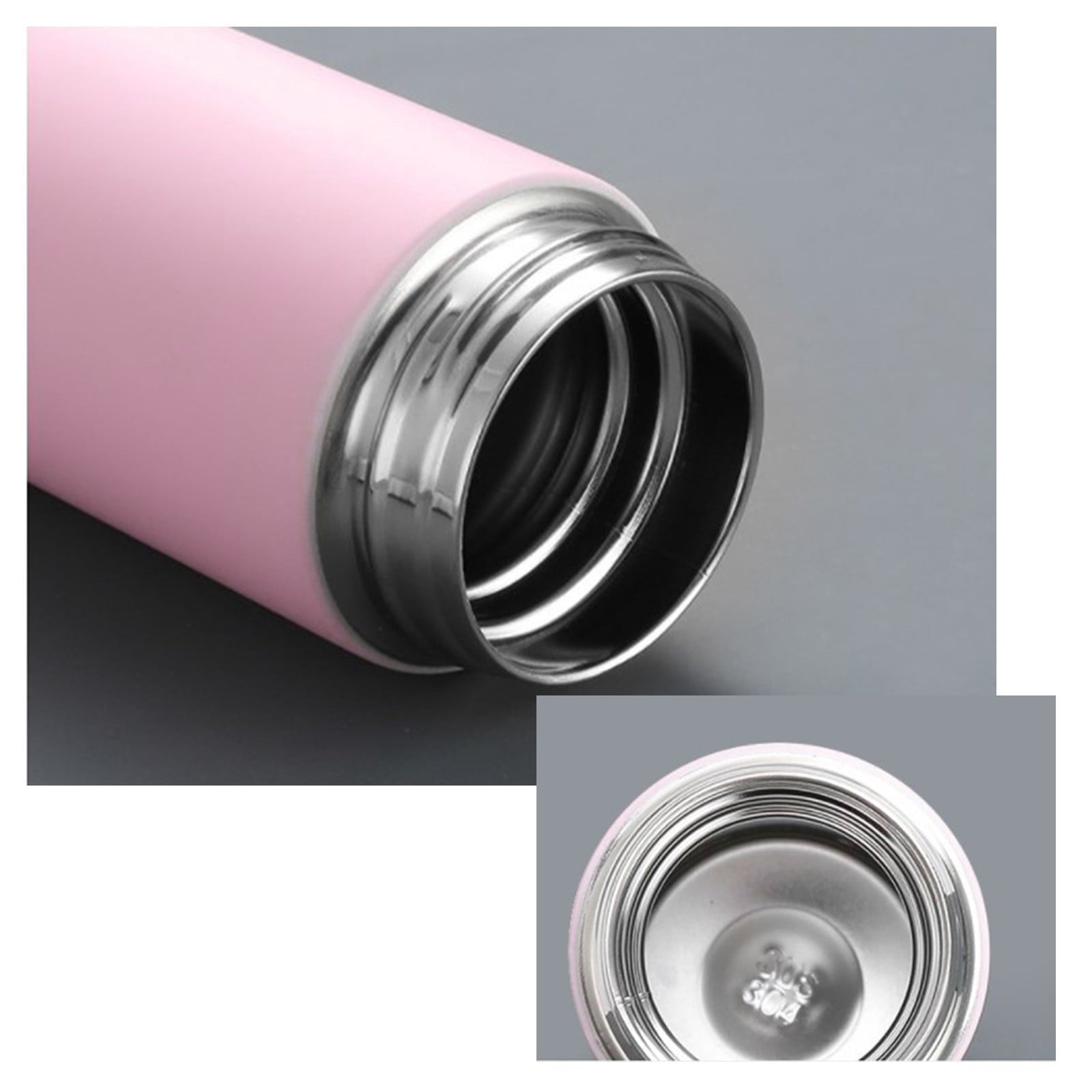 Stainless Steel Insulation Cup Cute Mini Portable Children Student Water Bottle Coffee Travel Mug LED Temperature Display Double Walled Vacuum Long Lasting Insulation Edition-CZQI