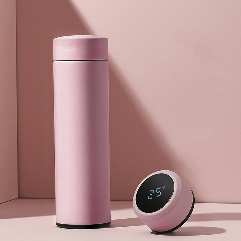 Stainless Steel Insulation Cup Cute Mini Portable Children Student Water Bottle Coffee Travel Mug LED Temperature Display Double Walled Vacuum Long Lasting Insulation Edition-CZQI