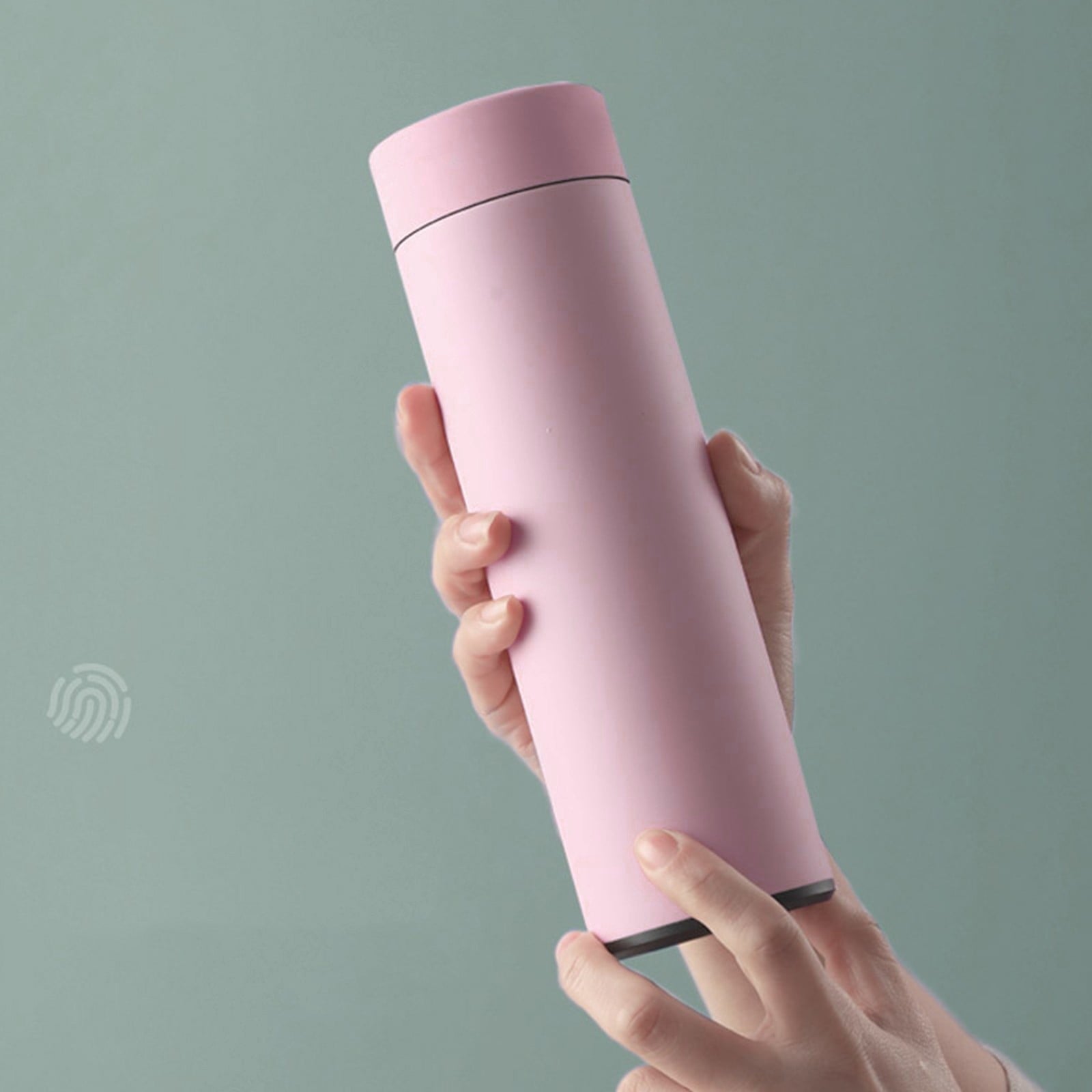 Stainless Steel Insulation Cup Cute Mini Portable Children Student Water Bottle Coffee Travel Mug LED Temperature Display Double Walled Vacuum Long Lasting Insulation Edition-CZQI