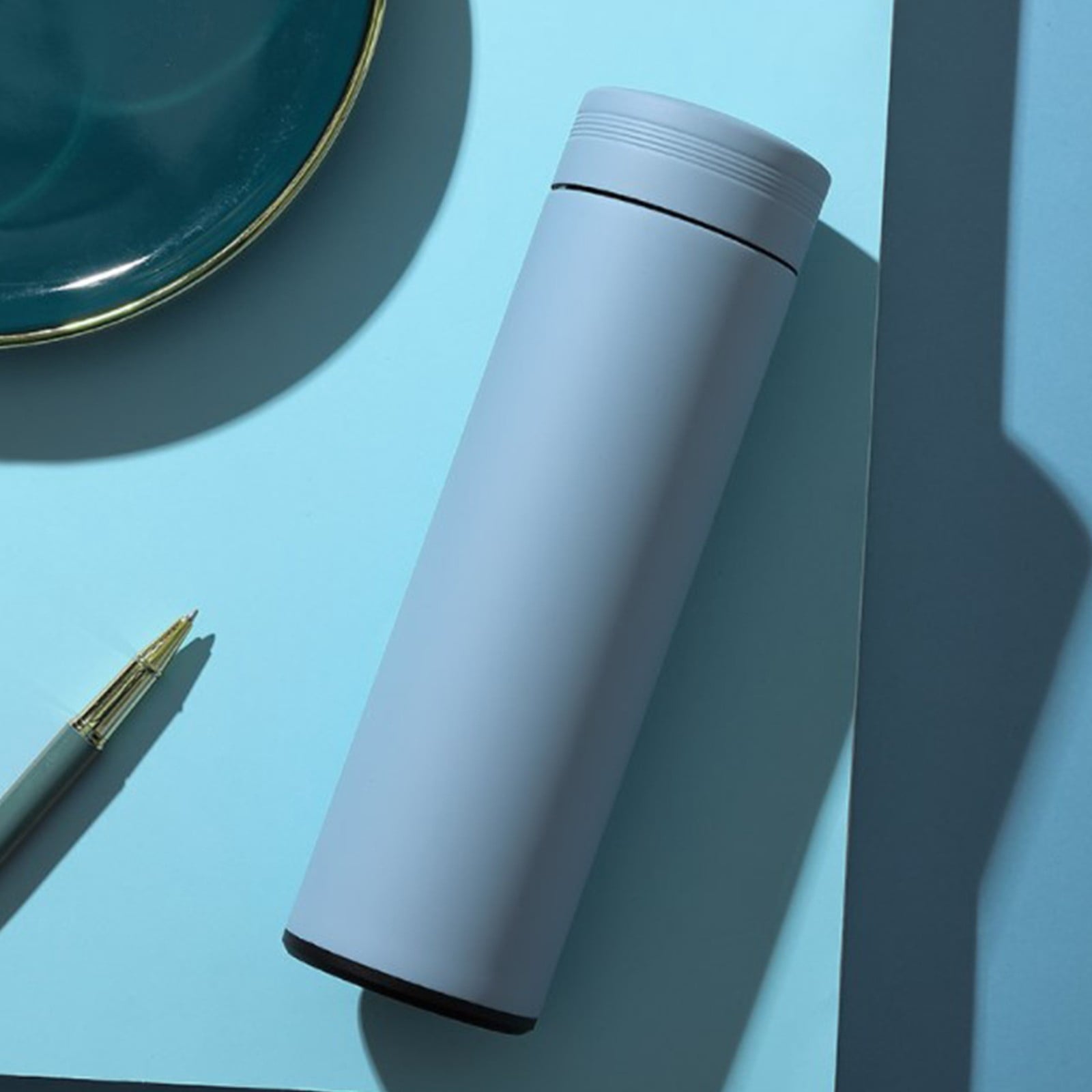 Stainless Steel Insulation Cup Cute Mini Portable Children Student Water Bottle Coffee Travel Mug LED Temperature Display Double Walled Vacuum Long Lasting Insulation Edition-CZQI