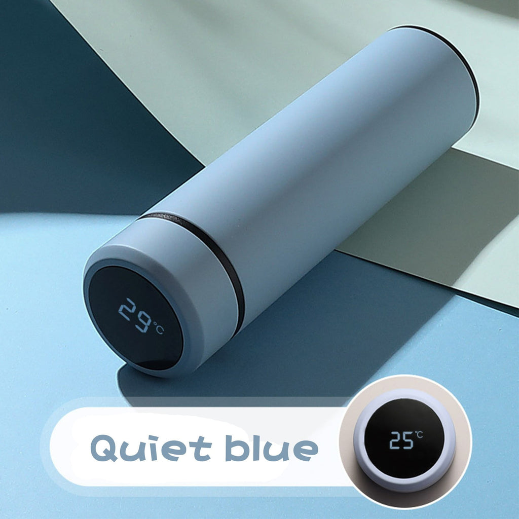 Stainless Steel Insulation Cup Cute Mini Portable Children Student Water Bottle Coffee Travel Mug LED Temperature Display Double Walled Vacuum Long Lasting Insulation Edition-CZQI
