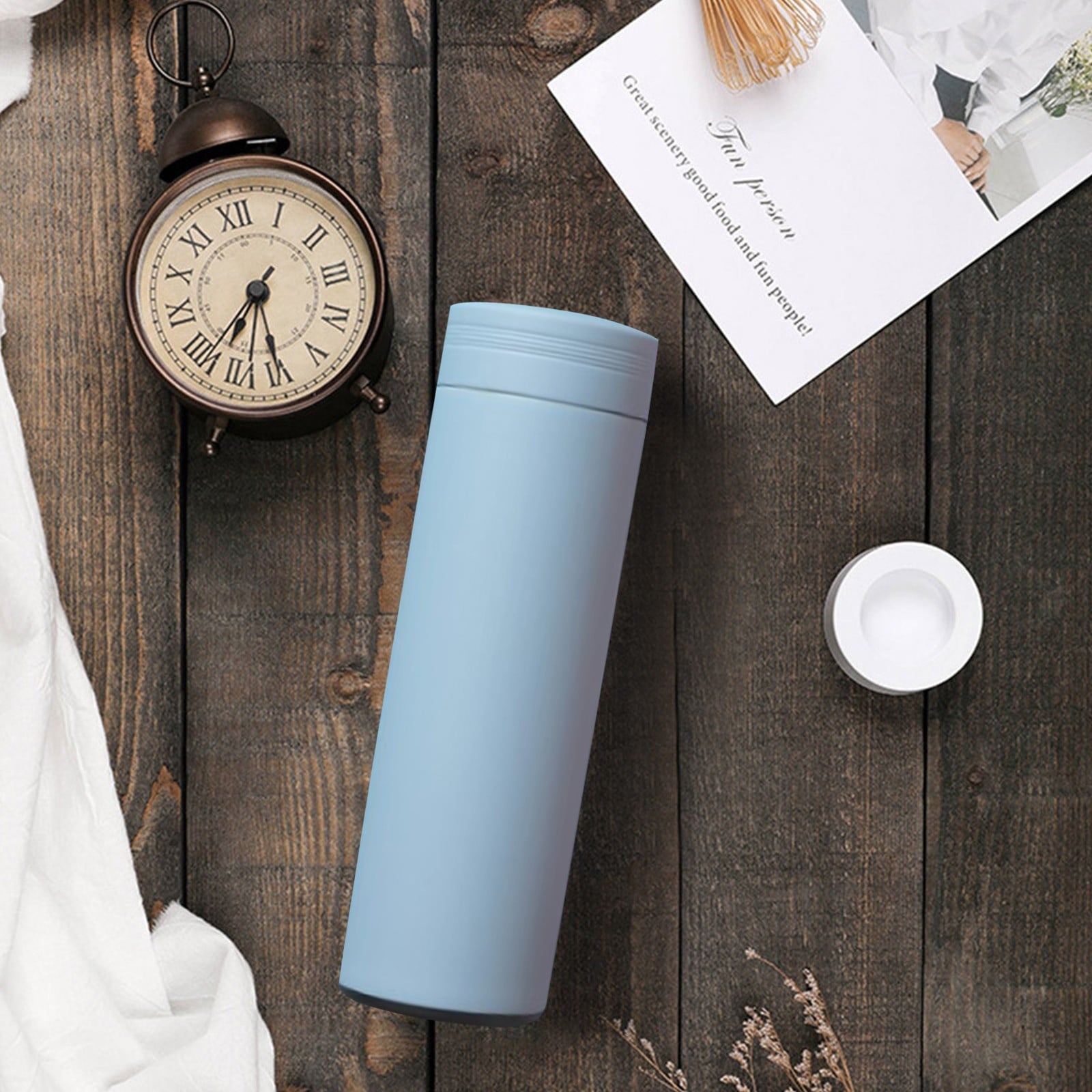 Stainless Steel Insulation Cup Cute Mini Portable Children Student Water Bottle Coffee Travel Mug LED Temperature Display Double Walled Vacuum Long Lasting Insulation Edition-CZQI