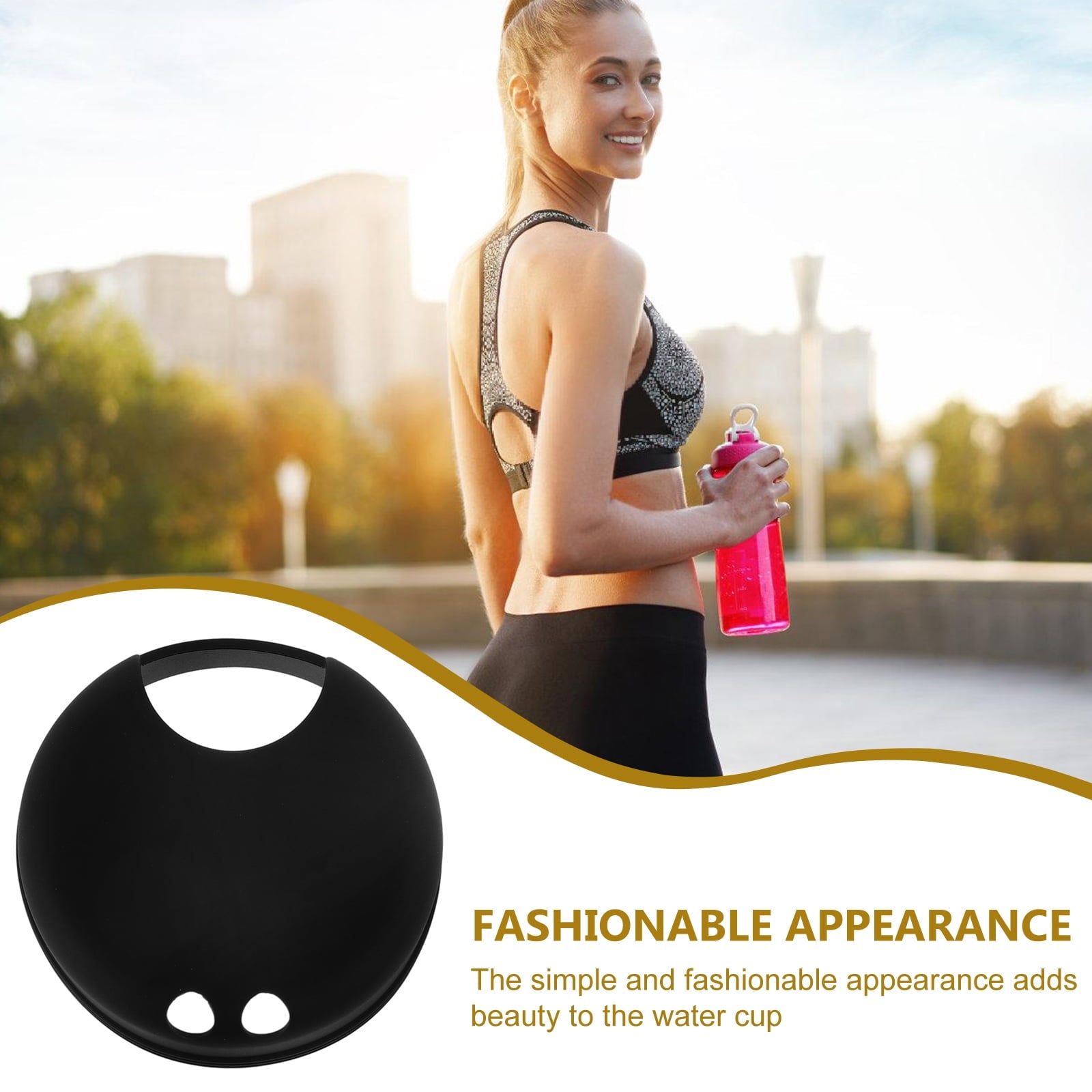 Masteelf 2pcs Splash Guarding Lid For Wide Mouth Bottle  Water Cup Anti-spill Intended Accessory Water Cup Lid Spill-proof Cap For Water Cup Compatible For Nalgene Easy Sipper Edition-NT9W