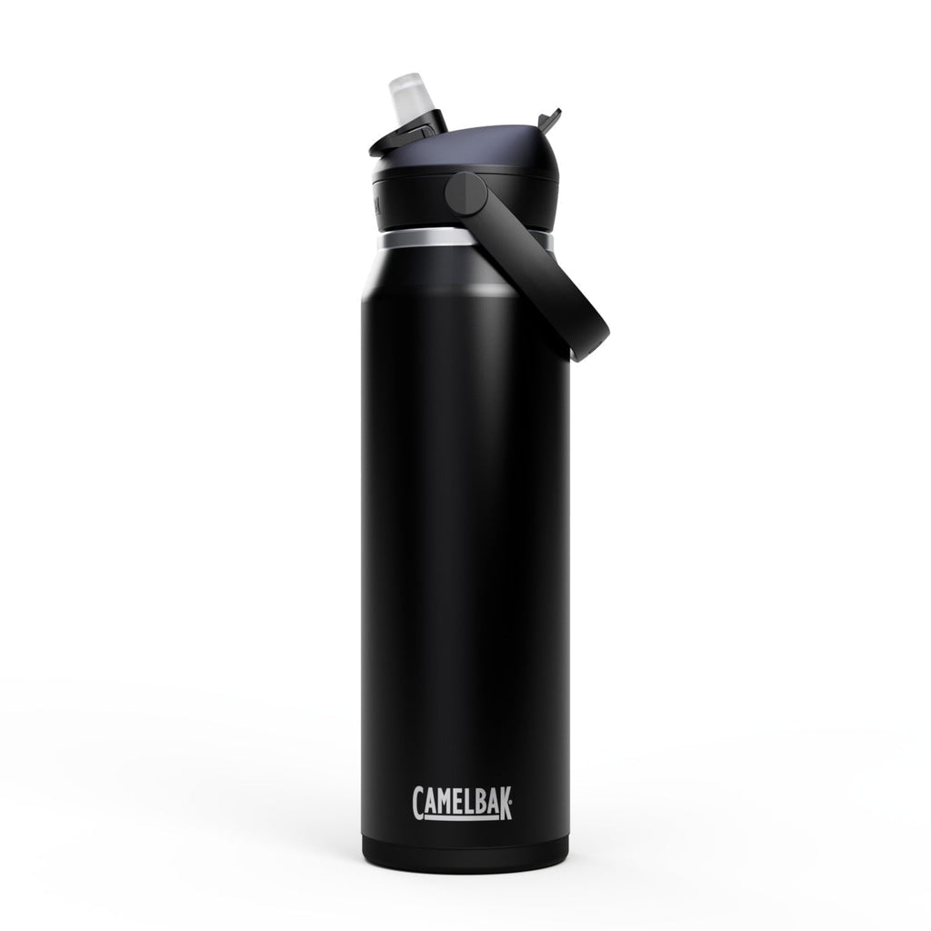 CamelBak Thrive™ Flip Straw Insulated Stainless Steel Water Bottle, 32oz , Black Edition-H970