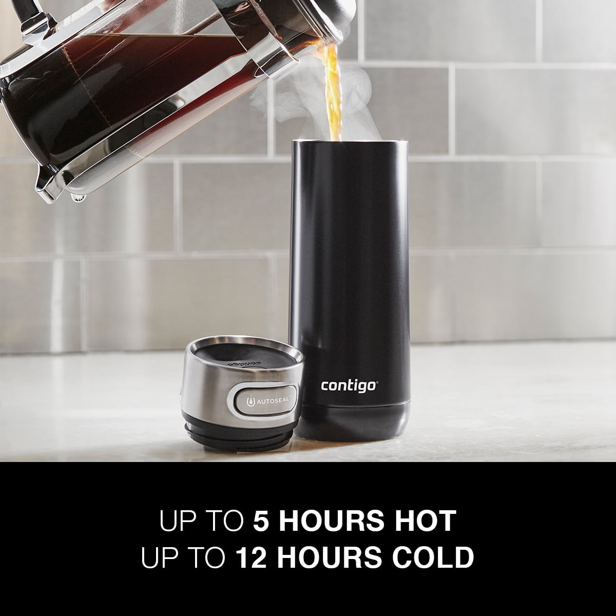 Contigo Luxe Stainless Steel Travel Mug with AUTOSEAL Lid Monaco, 16 fl oz. Edition-OMOI