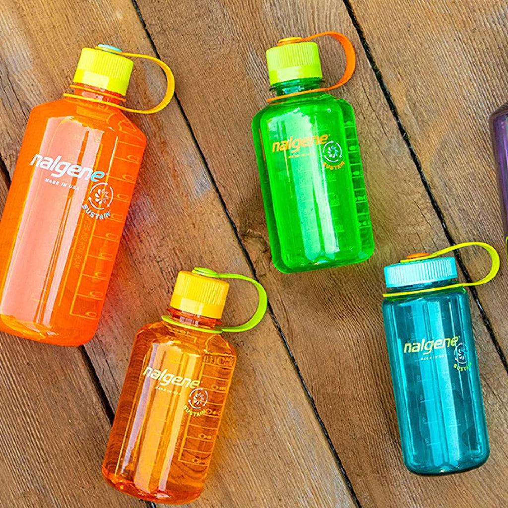 Nalgene Sustain 16 oz. Narrow Mouth Water Bottle - Cornflower Blue Edition-RDQP