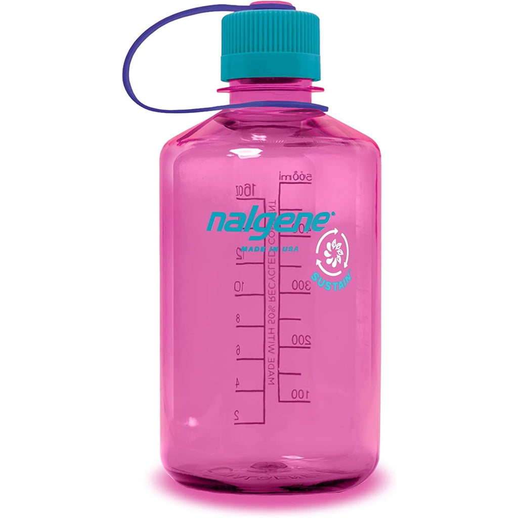 Nalgene Sustain 16 oz. Narrow Mouth Water Bottle - Cornflower Blue Edition-RDQP
