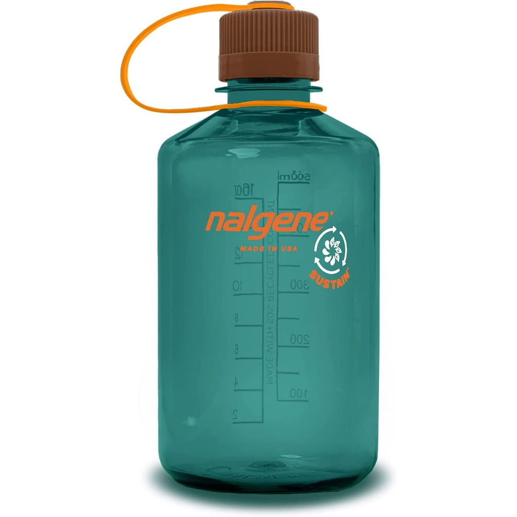 Nalgene Sustain 16 oz. Narrow Mouth Water Bottle - Cornflower Blue Edition-RDQP