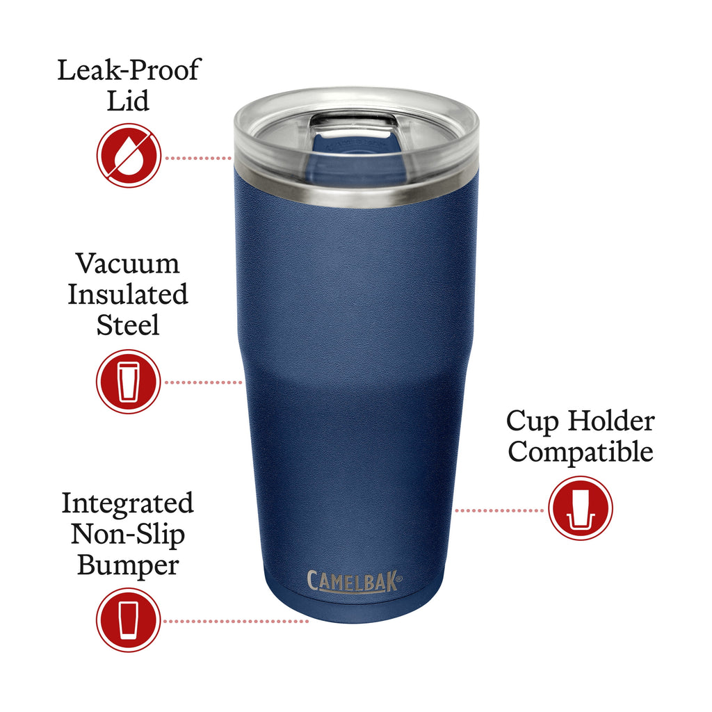CamelBak Thrive™ Insulated Stainless Steel Tumbler, 20 oz, Navy Edition-639L