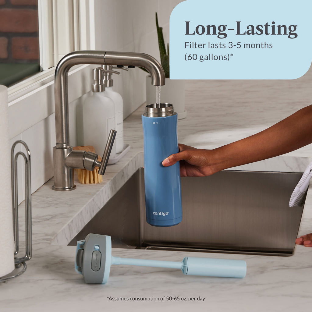 Contigo® Replacement Filter for Wells Filter Water Bottle with AUTOSPOUT® Straw Lid Edition-K1JV